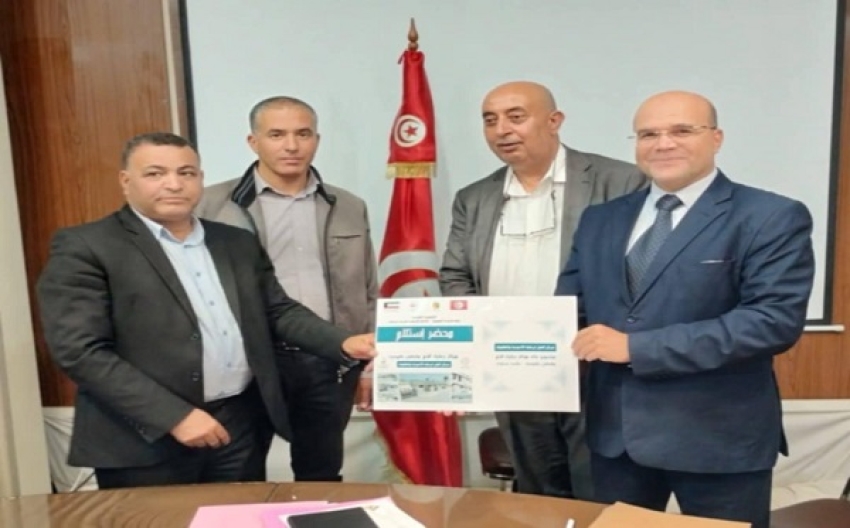 في إطار معاضدة مجهودات الدولة  .. تسليم شبكة غصن الزيتون صرح صحّي جديد