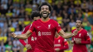 نجم منتخب مصر، محمد صلاح دخل " نادي المئة هدف"