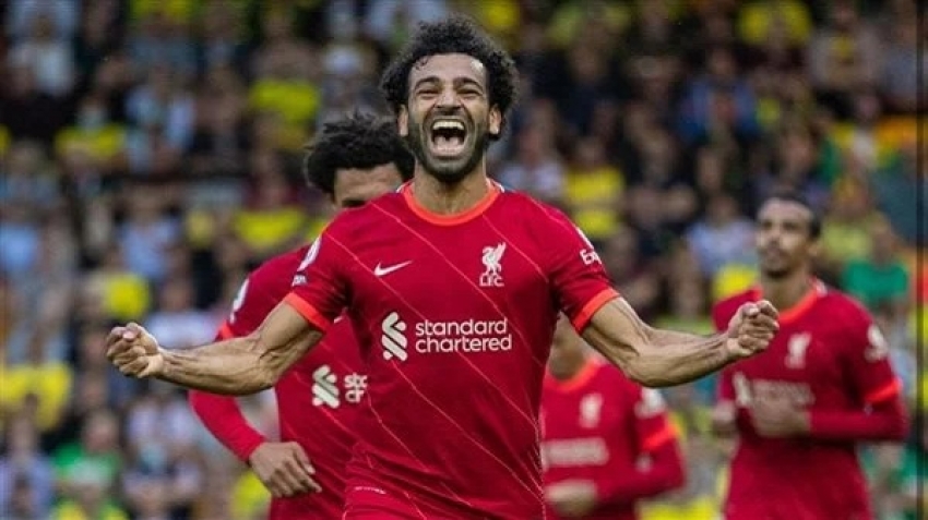 نجم منتخب مصر، محمد صلاح دخل " نادي المئة هدف"