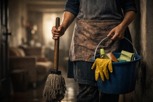 خلف الأبواب: أجر زهيد وحياة شاقة