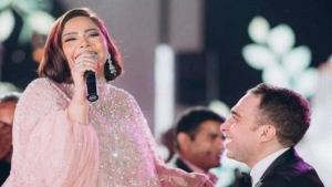 شيرين عبد الوهاب.. وصلة رقص وغناء مع حسام حبيب