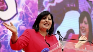 رئيسة الحزب الدستوري الحر في تونس، عبير موسي