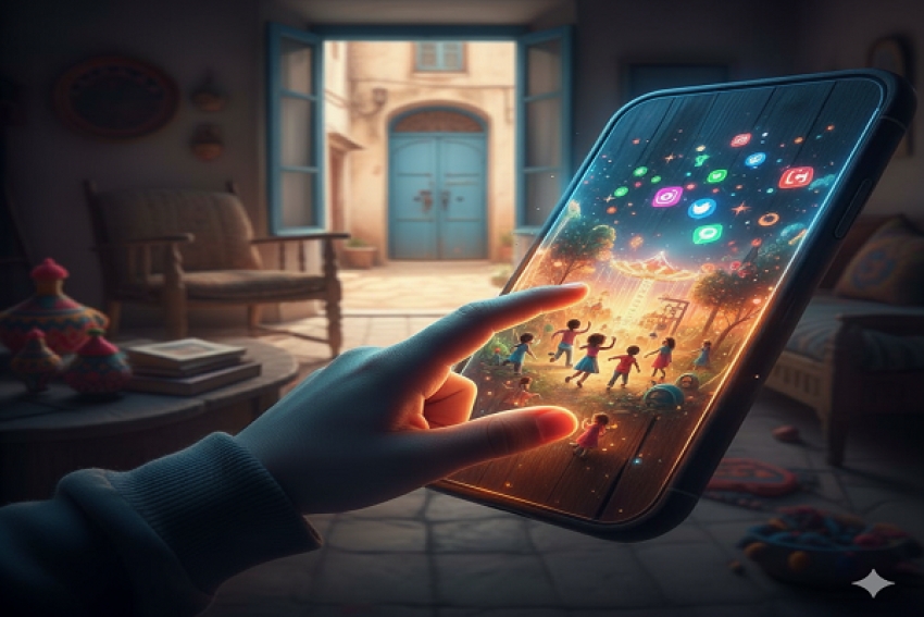 الإدمان الرقمي...  أزمة صامتة تهدد طفولة جيل كامل