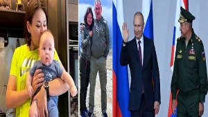 ابنة وحفيدة وزير الدفاع الروسي ترتديان ملابس بألوان علم أوكرانيا