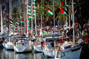 بنزرت: 10 سفن من قافلة الصمود ترسو بالميناء الترفيهي كاب 3000